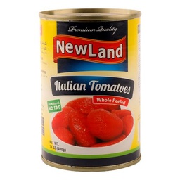 نيولاند طماطم ايطالية مقشرة كاملة 400 غم