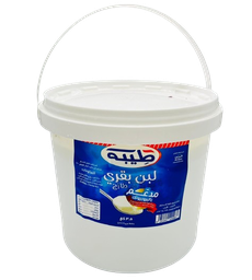 [9] طيبة لبن بقري طازج مدعم بالبروبيوتيك 3.5 كغ