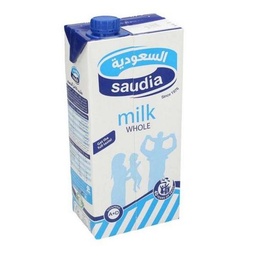 السعودية حليب كامل الدسم 1 لتر