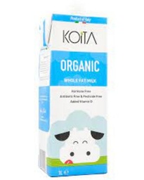 كويتا حليب كامل اورجنيك 1 لتر