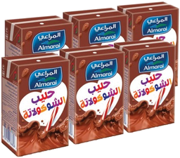 [00063] المراعي نجوم حليب بنكهة الشوكولاتة 150 مل-6 حبات