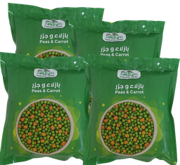 [00022] بازيلا وجزر 350 غم 3+1 مجانا