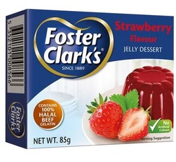 فوستر كلاركس حلوى الجيلي فراولة 80جم