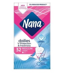 نانا فوط للنساء فوط يومية منعشة عادية 32 فوطة