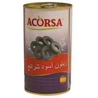 اكورسا زيتون اسود شرائح 350 غم